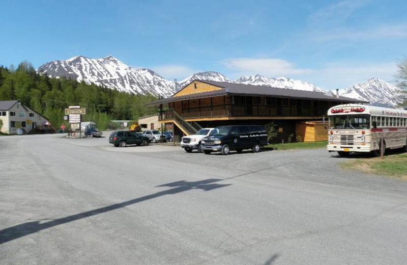 Exterior view of Trail Lake Lodge.
