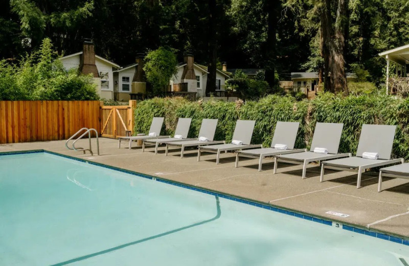 Outdoor pool at Dawn Ranch.