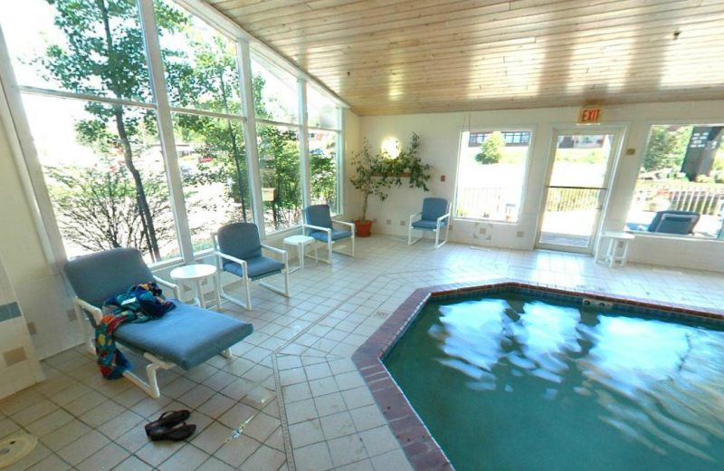 Indoor pool at Aspen Lodge.