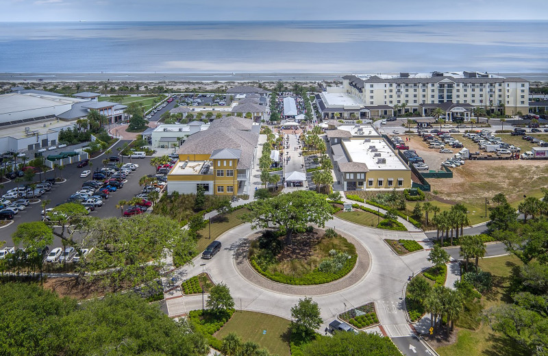 Aerial view of Westin Jekyll Island.