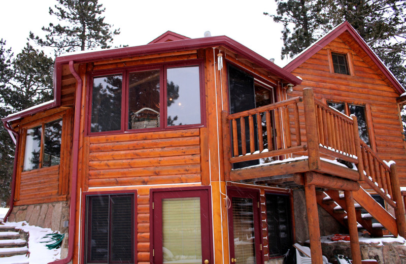 Chalet exterior at Timber Creek Chalets.