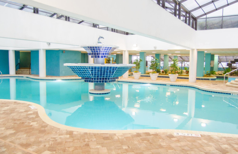 Indoor pool at Landmark Resort.