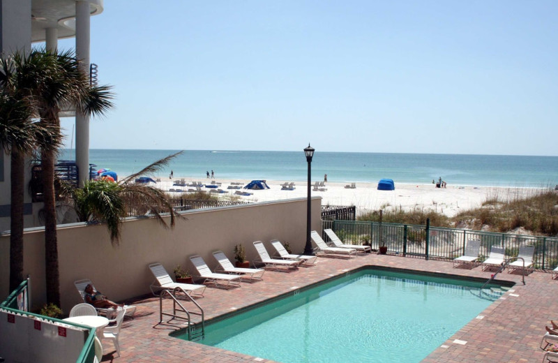 Outdoor pool at Vistas on the Gulf.