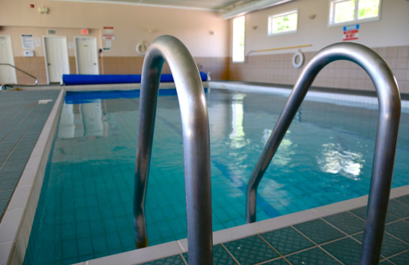 Indoor pool at Grand Tappattoo Resort.