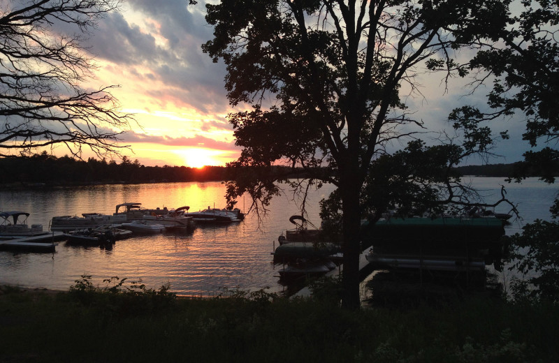 Lake view at Big Sandy Lodge & Resort.