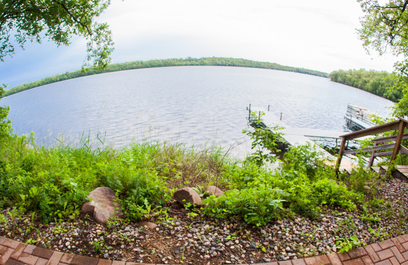 Lake view at East Silent Lake Resort.