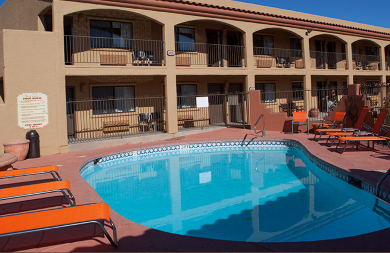 Outdoor pool at Desert Quail Inn.