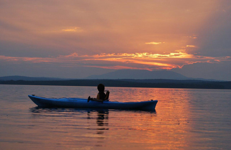 Canoeing at The Birches Resort.