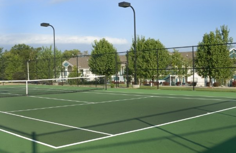 Tennis court at Thousand Hills Golf Resort.