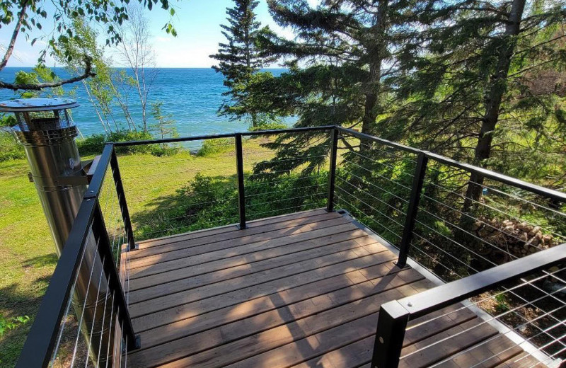 Sauna deck at Thomsonite Beach Inn & Suites.