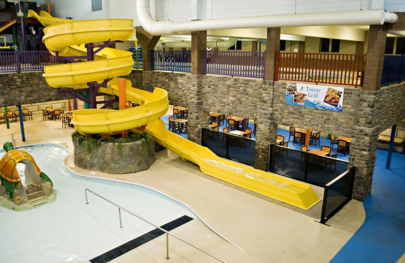 Water slide at Castle Rock Resort and Waterpark.