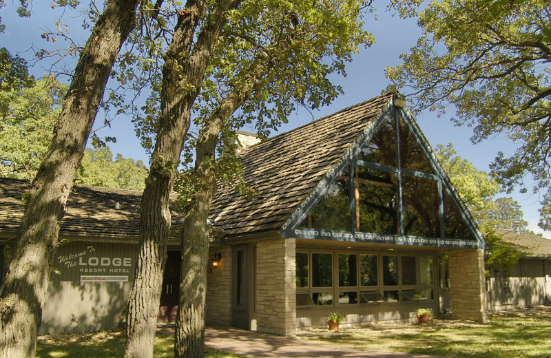 Exterior view of The Lodge Resort Hotel.