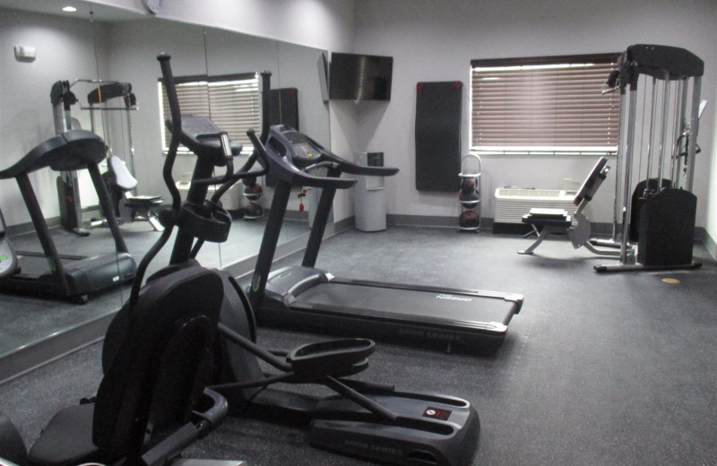 Fitness room at BEST WESTERN Plus Lampasas.