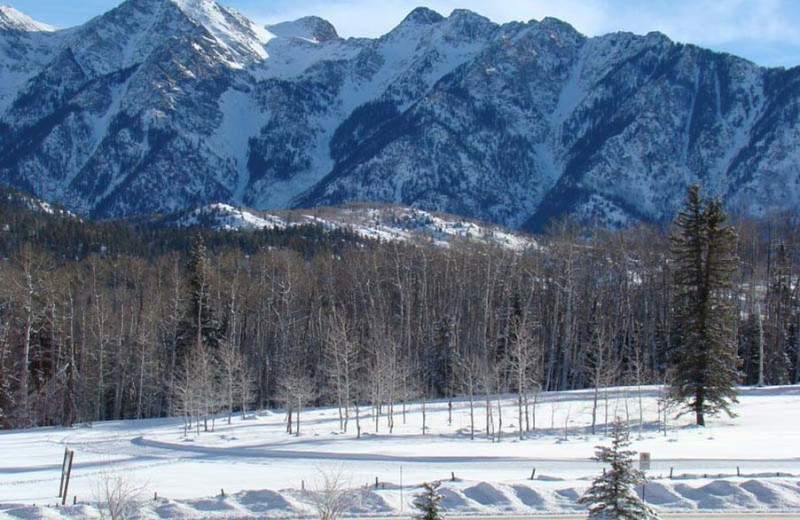 Winter time at Cascade Village Condominiums.