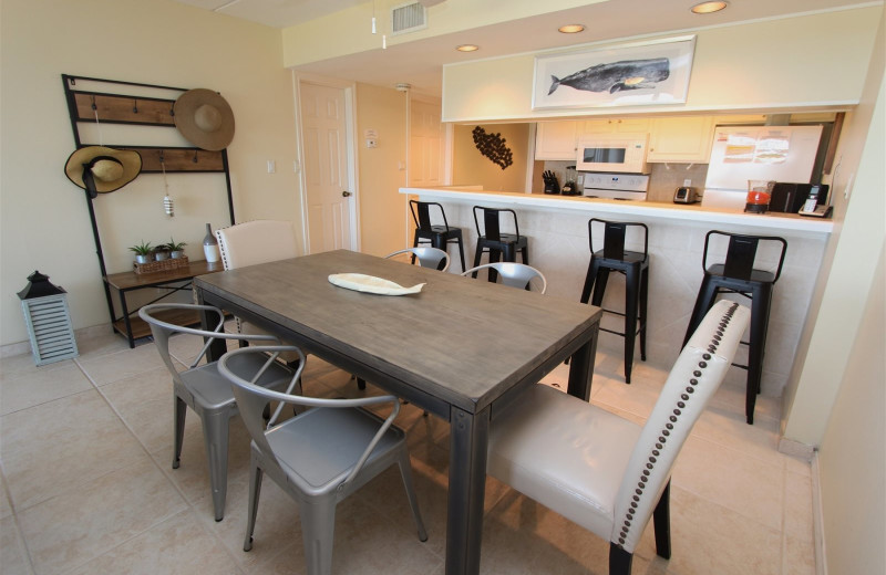 Rental kitchen at Seabreeze I.