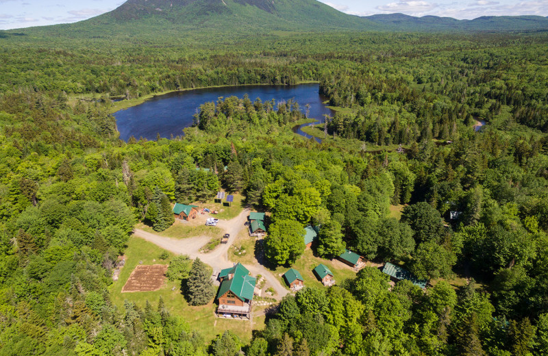 Exterior view of Little Lyford Lodge and Cabins.