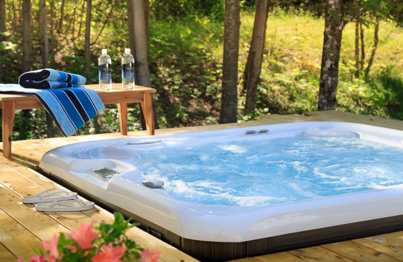 Hot tub at Blair Hill Inn.