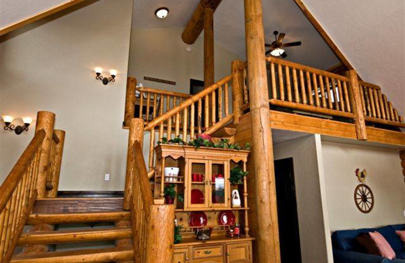 View of stairs at Zion Ponderosa Ranch.