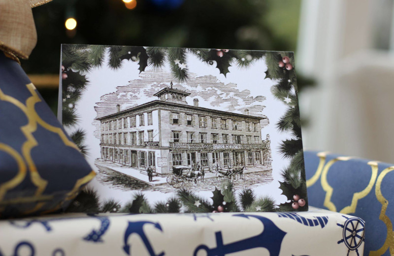 Holiday post card at Whaler's Inn.