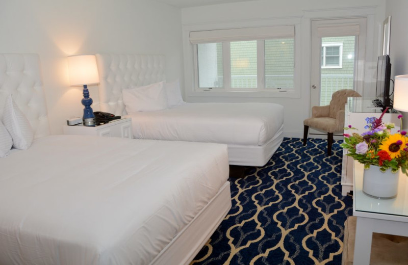 Guest room at Icona Cape May.