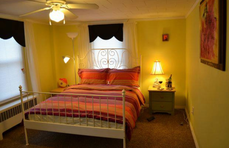 Guest room at Mountain Treasure Bed and Breakfast.