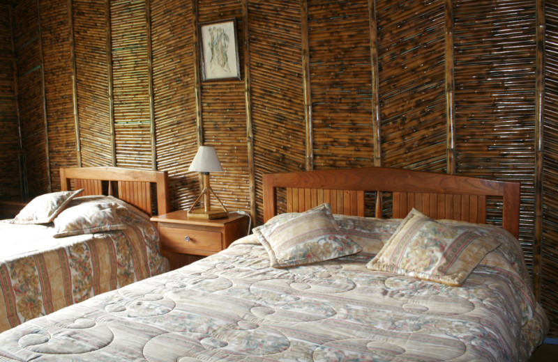 Guest room at Hacienda Tinalandia Hotel and Nature Reserve.