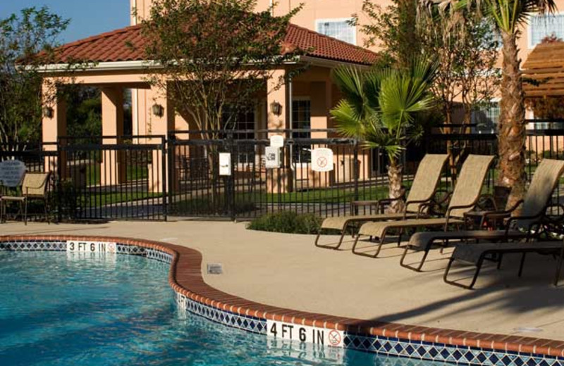 Outdoor pool at TownePlace Suites San Antonio Northwest.