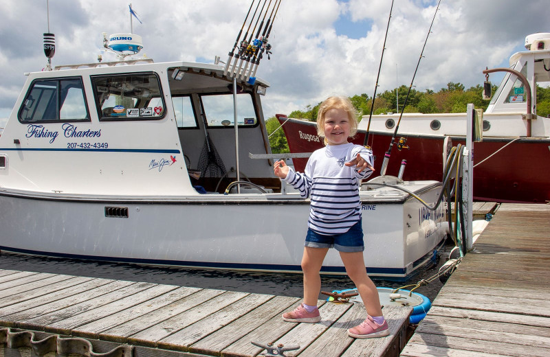 Fishing at The Nonantum Resort.