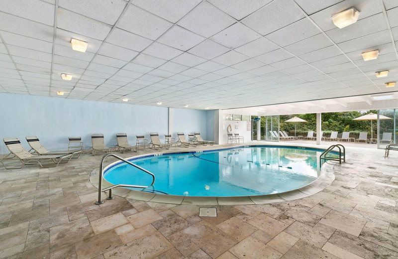 Indoor pool at Wavecrest Resort.