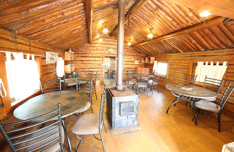 Dining at Cliff Lake Resorts.