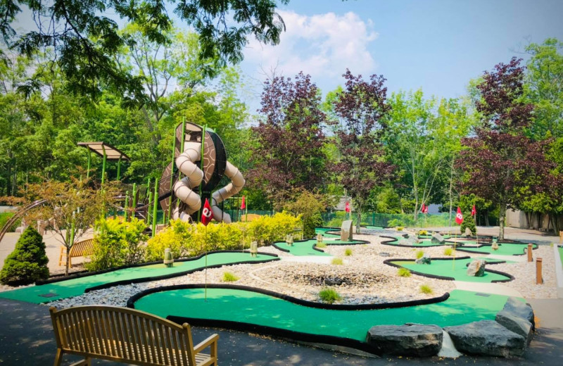 Mini golf at Woodloch Resort.