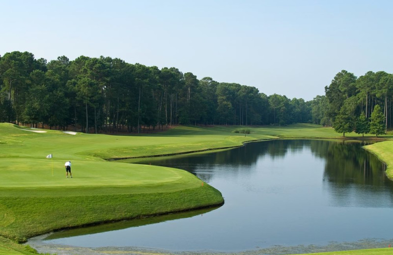 Golf course at The Strand Resort Myrtle Beach.