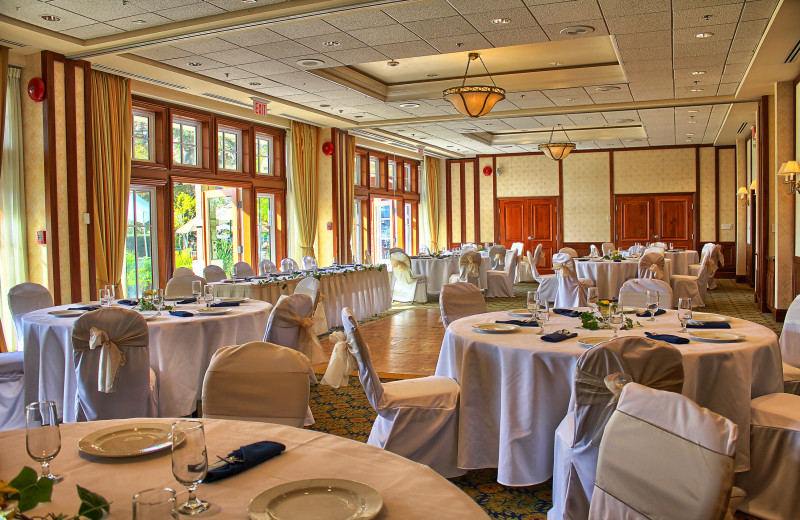 Wedding reception at Poets Cove Resort & Spa.