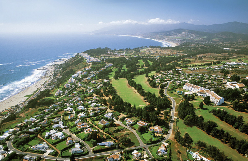 Aerial view of Marbella Resort Hotel.