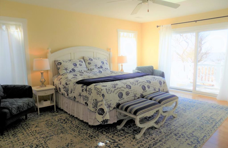 Rental bedroom at Jersey Cape Realty.