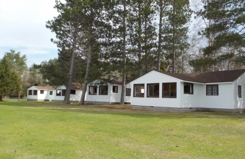 Cabins at Towering Pines Resort.