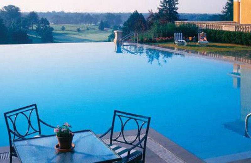 Outdoor pool at Keswick Hall.