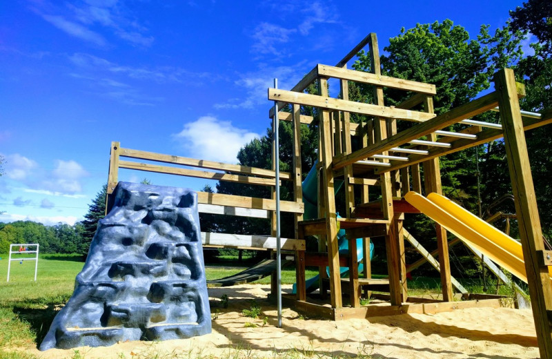 Playground at Hop & Vine Inn.