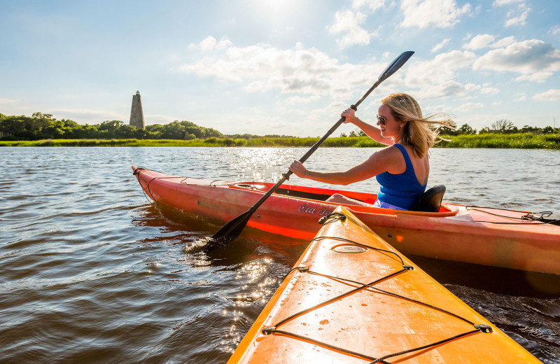 Kayaking at Bald Head Island Limited.