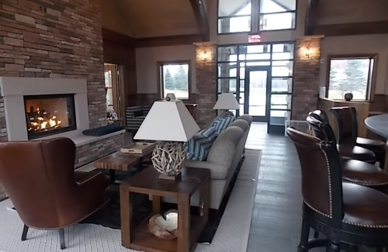 Lobby view at Fairway Suites.