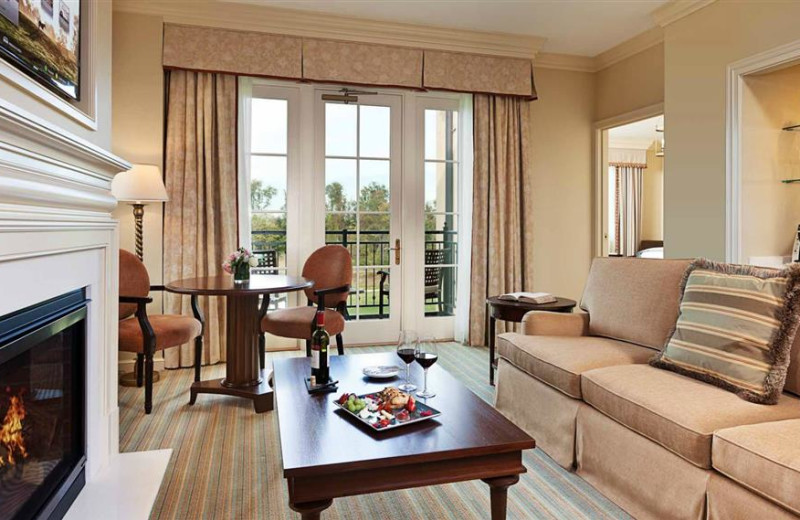 Guest room at Salamander Resort & Spa.