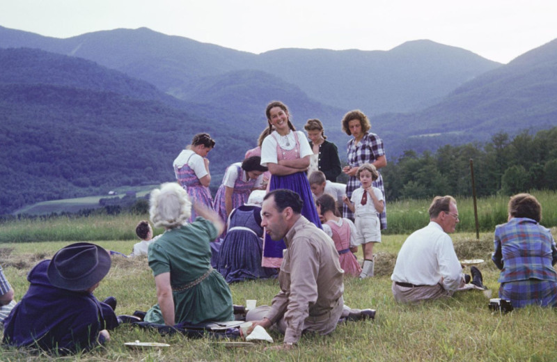 Von Trapp family historic photo from Trapp Family Lodge.