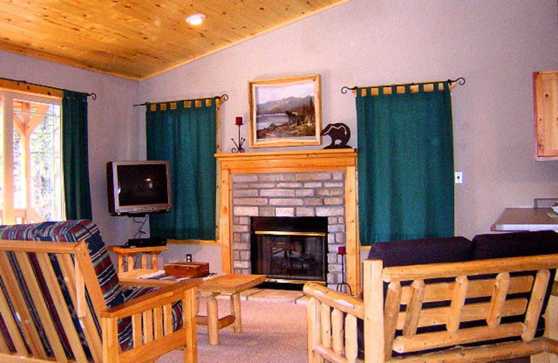 Cabin Living Room at Retreat at Angel Fire