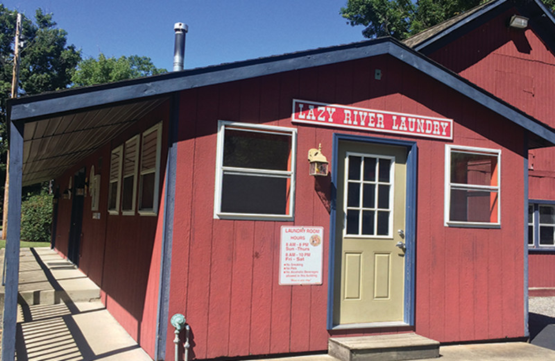 Laundry facilities at Yogi Bear's Jellystone Park Gardiner.