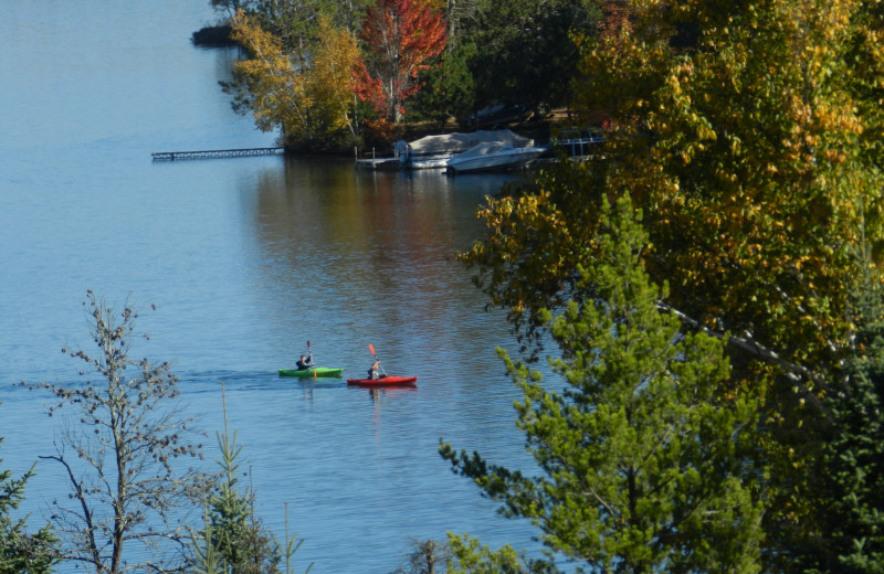 Lake view at Schatzi's 4 Seasons Resort.