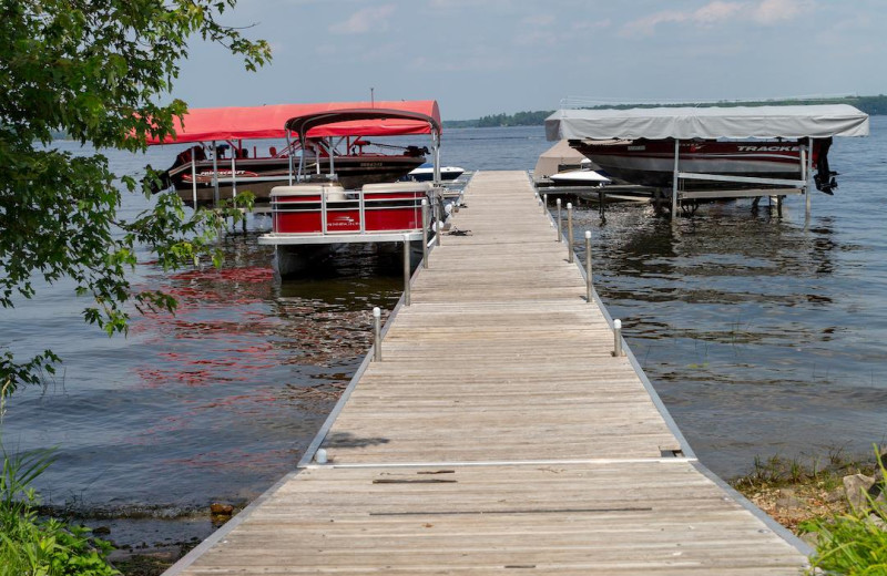 Dock at Great Blue Resorts- McCreary's Beach Resort.