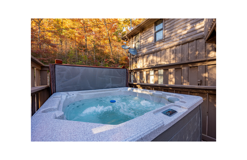 Hot tub at American Patriot Getaways - Absolutely Fabulous.