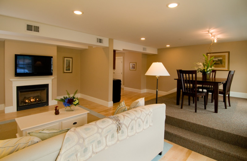 Suite living room at Atlantic House Inn.