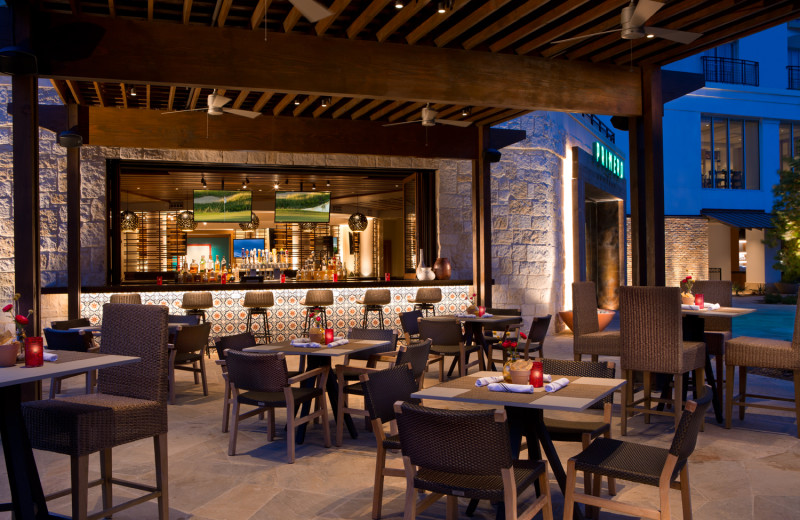 Patio dining at La Cantera Resort & Spa.