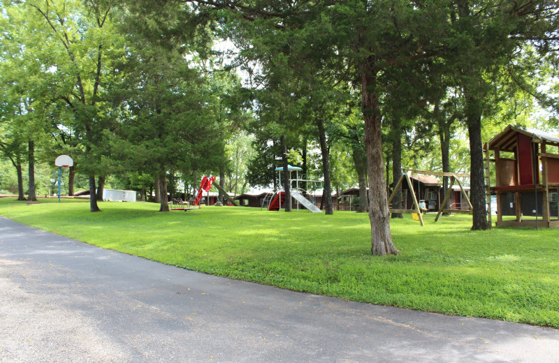 Grounds at Hawks Landing Resort.